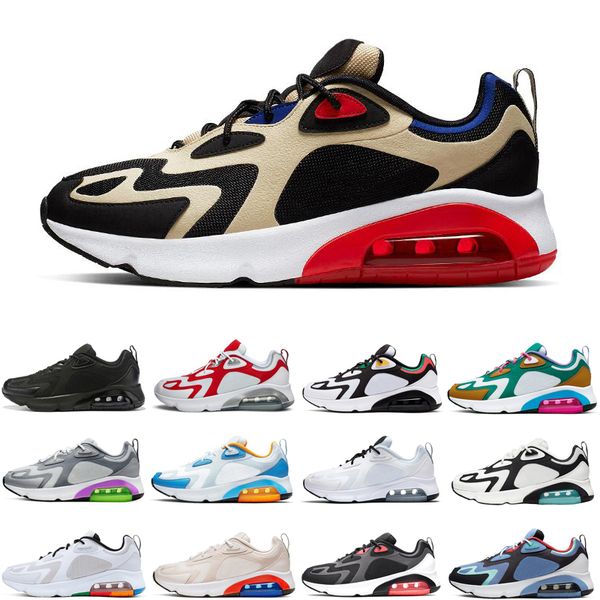

new arrival running shoes 200 men women 200s triple black rasta mystic green university red team gold outdoor mens trainers sports sneakers