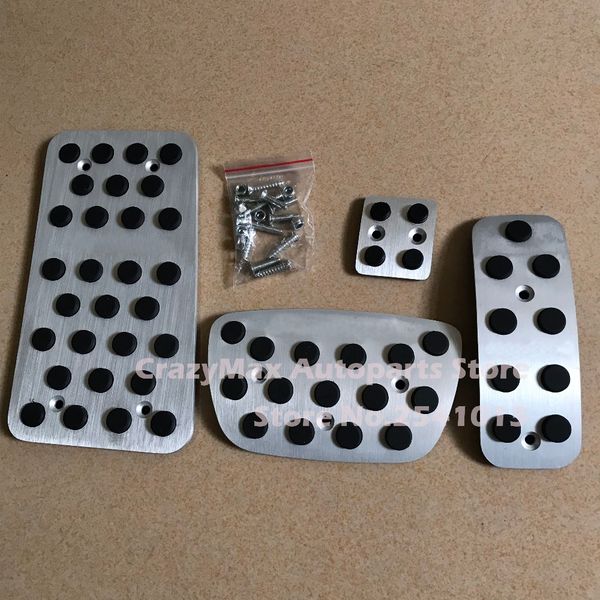 

dee car accessories gas fuel brake footrest pedal pad plate for camry 2006-2015 at automatic styling sticker pedale kit