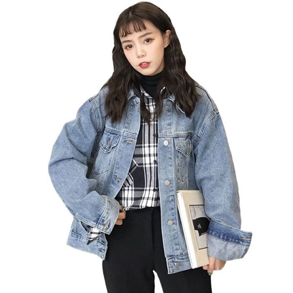 

women's jackets spring autumn women denim coat jacket 2021 style fashion cowboy short casual loose large size female nzyd178a, Black;brown