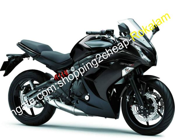 

for kawasaki shell ninja 650r er-6f parts er6f er 6f motorbike black fairing aftermarket kit 2012 2013 2014 2015 2016 (injection molding)