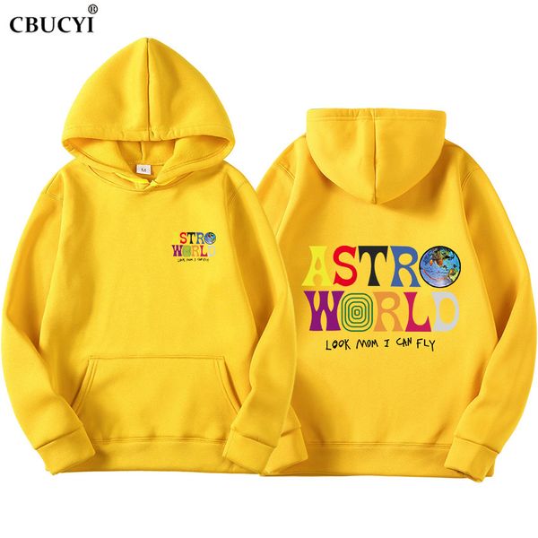 

astroworld look mom i can hoodie travis scott astroworld hoodie 2019 gift print men's hip hop pullover sweatshirt, Black