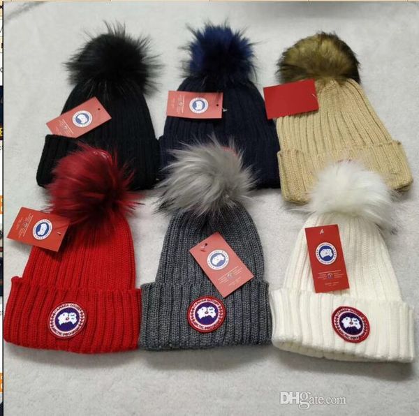

2019 new sup knitted c10 canada brand beanie men knitted hat classical sports skull caps women casual outdoor goose beanies hat, Blue;gray