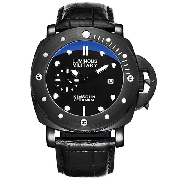 

kimsdun big dial quartz sport watch men waterproof army luminous wrist watch men clock male montre homme, Slivery;brown