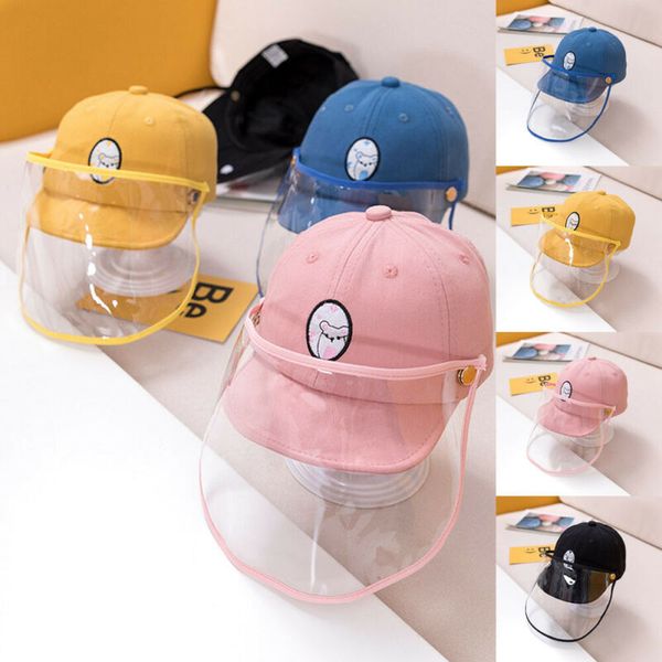 

anti-spitting protective cap cover outdoor baseball hat splash-proof unisex, Yellow