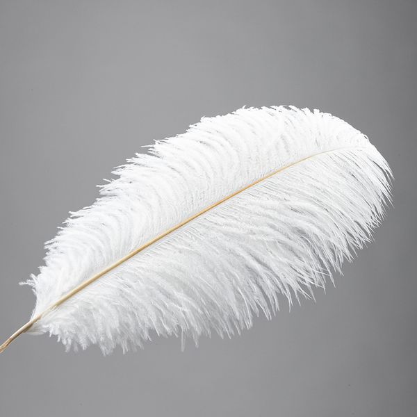 2019 30 35cm White Ostrich Feather Wedding Holiday Party