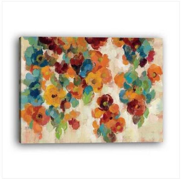 

wholesales 1 pc frame modern style abstract flower bud inkjet printing