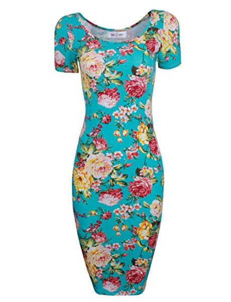 

tam ware women's sweetheart short sleeve midi dress, Black;gray