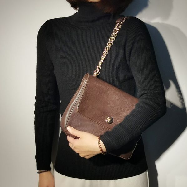 

solid pu leather women handbags casual chain crossbody bags handbags women bags ladies totes bag 2020