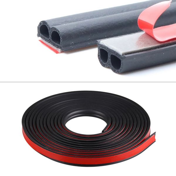 

car b-type sealing strip 16m auto door trunk rubber seals soundproof dustproof wear resistant weatherstrip