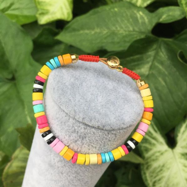 

candy color heterochromatic enamel bracelet,knitting bracelet ,button bracelet, for women fashion jewelry bracelet gifts, Black