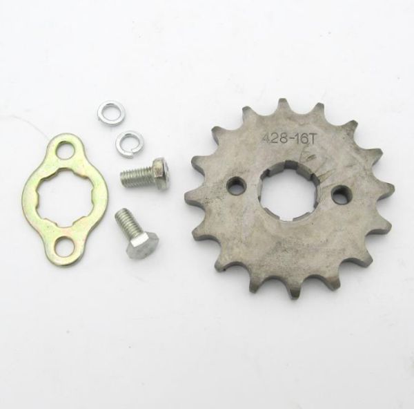 

universal accessories motorcycle 12t 14t 16t 15t teeth 20mm 17mm 428 chain front sprocket cog small flywheel