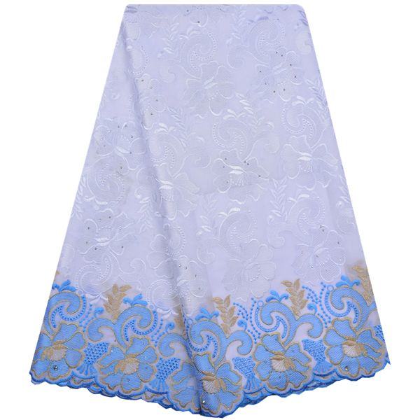 

высококачественные швейцарские voile шнурки швейцария emboridery хлопок африканский сухой хлопок ткань шнурка +2018 нигерийский человек voil, Pink;blue