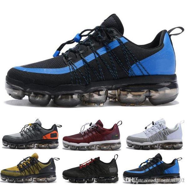 

2019 new run utility men designer shoes black anthracite white reflect silver running shoes sport sneakers size 40-45