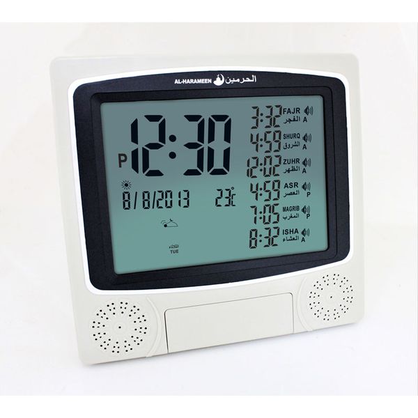 

1pc dropshipping muslim azan wall clocks azan prayer clock quran muslim clock with big ccreen dropshipping