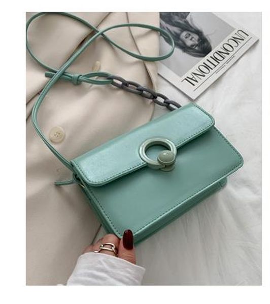 

small fresh bag female 2020 new arrival wave simple simple wild foreign one-shoulder messenger small square bag