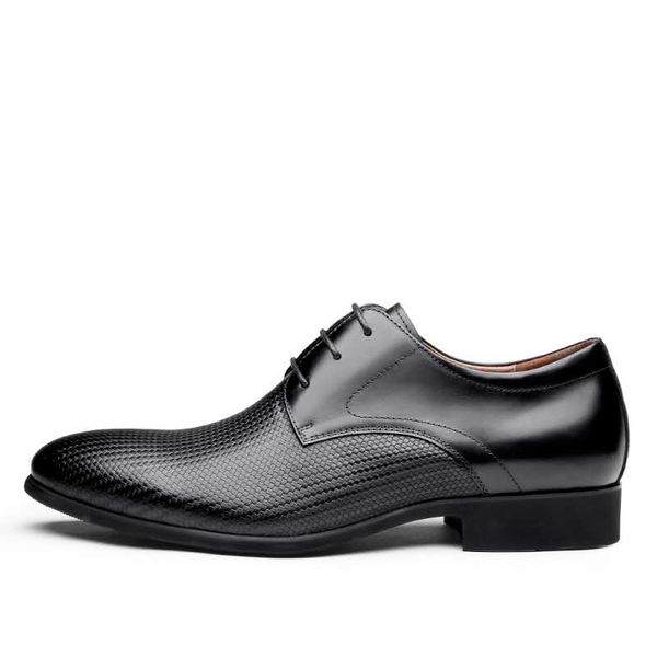 

desai genuine officel white wedding shoes men classic leather, Black