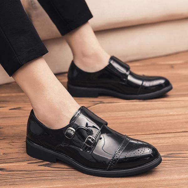 

men casual leather loafer shoes men slip on soft comfortable shoes moccasins footwear mokasin casual for schoenen, Black