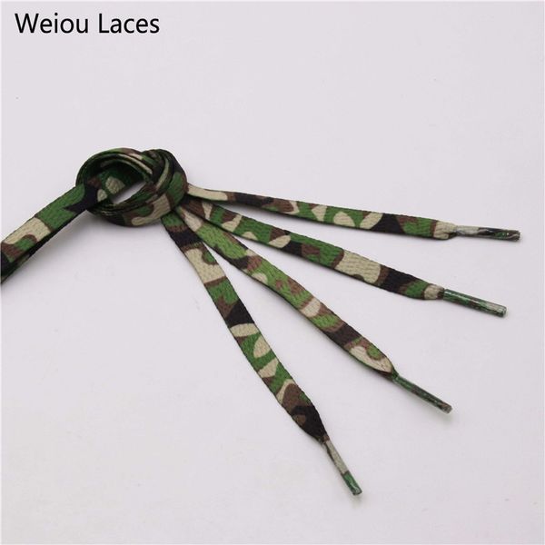 

Weiou 7 мм Цифровой Принт Плоские Камуфляжные Шнурки Сублимированные Теплообменные