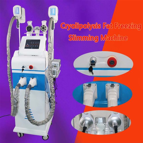 

6 in1 cryotherapy machine rf vacuum radio frequency ultrasonic cavitation slimming machine cellulite machines fat ing device