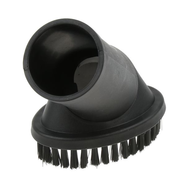 

universal bristle vacuum cleaner round brush connector head-35mm dia.- black