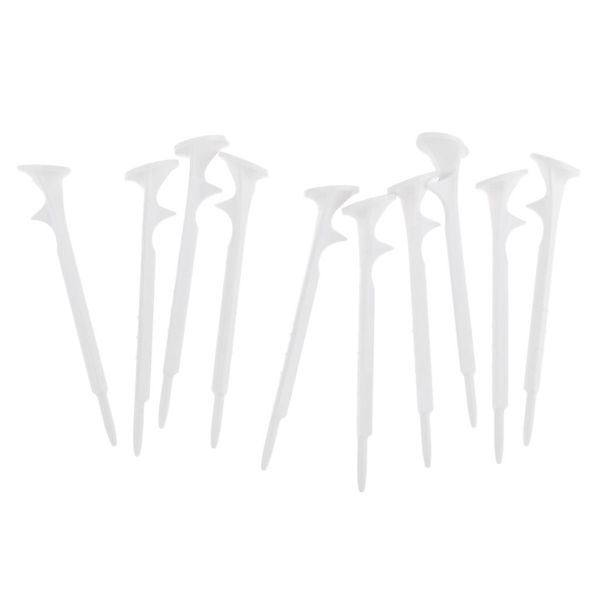

pack 10 durable plastic 73mm long golf tees golf sports training aid replacement accessories pack 10 ohosf