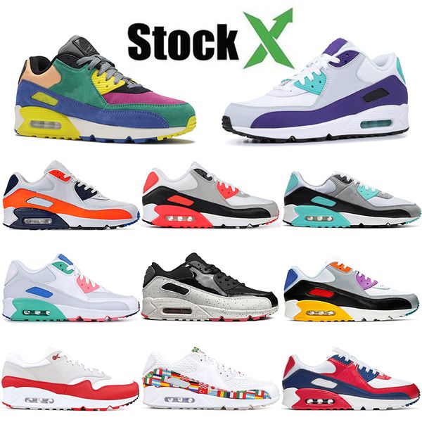 

2020 new viotech midnight blue orange infrared university red be ture south beach running shoes 90s trainers for womens mens sneakers 36-45, White;red