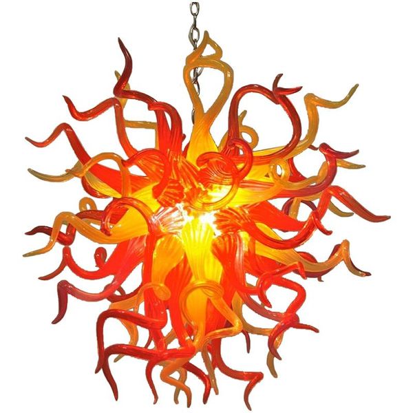 

Blown Glass Chandeliers Modern Lamps Art Designed Murano Light LED Pendant Lighting for Home Decor-W