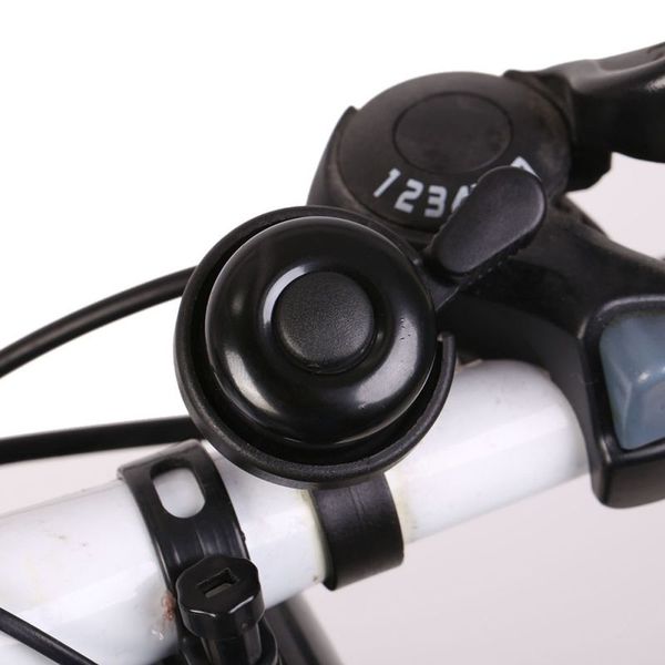 

black/white camping outdoor accessories aluminum mini bike bells suitable for folding bike mtb bicycle horn loud sound