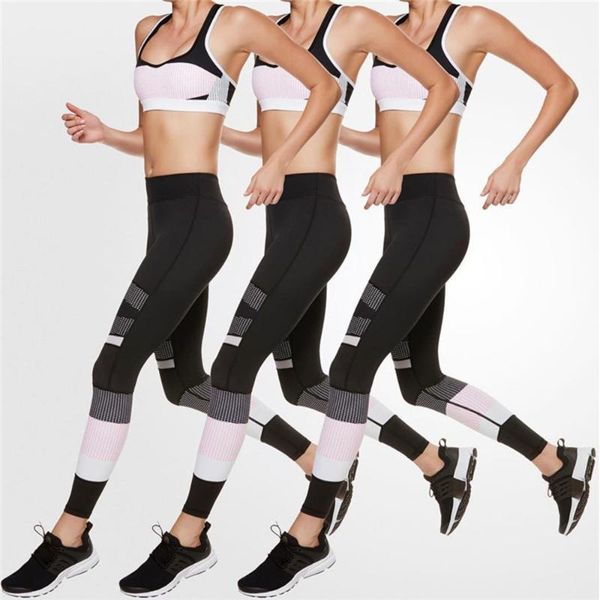 

zsiibo leggings for women fashion high elasticity fishnet spliced grenadine leggins push up leggings active pants legging, Black