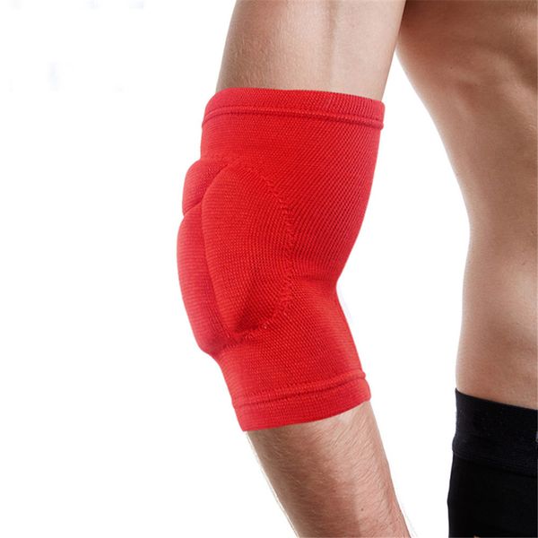 

men women knee pads thickened anti-collision sports a pair sponge elbow support pads sports protective elbow brace arm sleeves, Black;gray