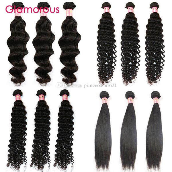 Glamorous Brazilian Human Hair Weave Princess Queen Hair Product