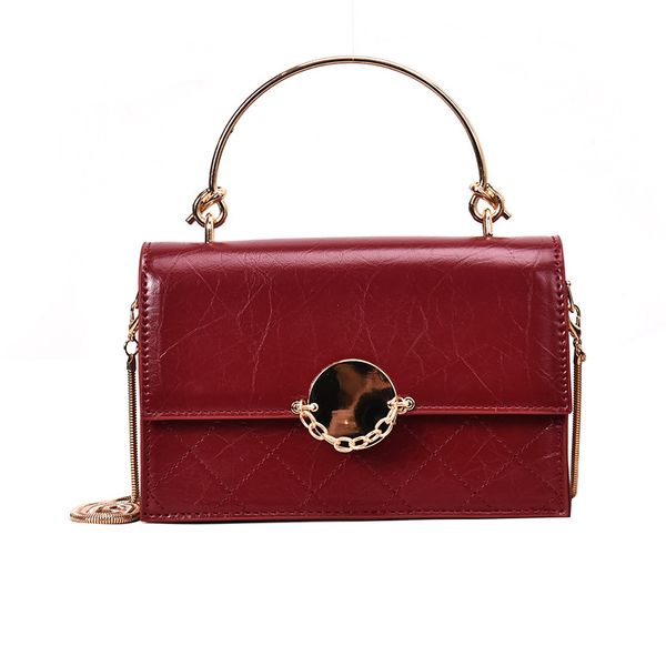 

2019 новый стильный ручной малый квадрат сумка одно плечо slant сумка