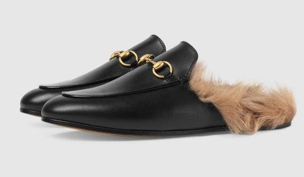 

2019 women bee blooms snake head feline loafers sneakers dress shoes embroidered tiger fur lining leather slipper 397749, Black