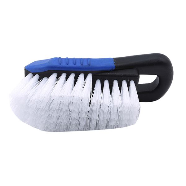 

car cleaning tool black + blue car tire brush interior practical wash cleaning brushes