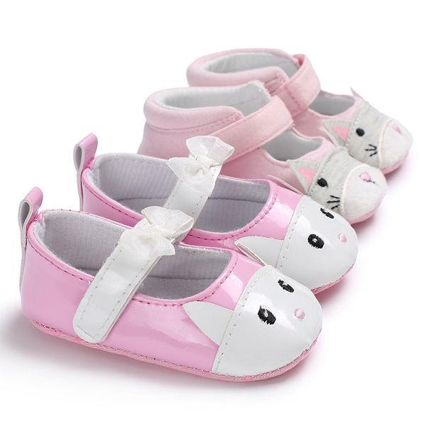 

female baby cartoon cotton spring and autumn soft bottom toddler shoes