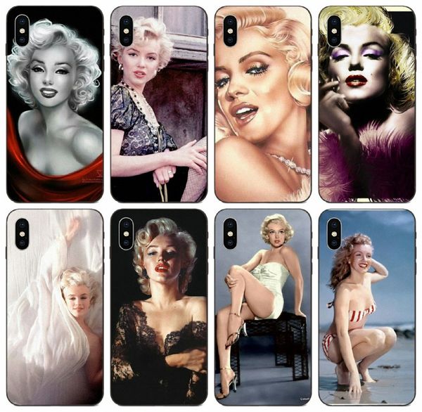 

[tongtrade] comics manga caricature super artist marilyn monroe case for iphone 11 pro x xs max xr 8s 7s 6s 5 se galaxy a20e a20s 1pcs case