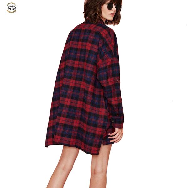 

shirt women's 5xl plus size plaid shirts female oversized tartan shirt pocket turn-down collar long sleeve cotton shirt, White