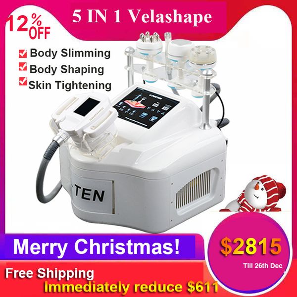 

5 in 1 velashape body slimming velashape vacuum machine weightÂ losing cellulite removal slimming machine salon use