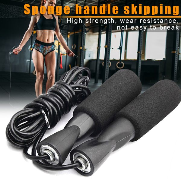

new skipping rope with sponge handle jump rope cable for exercise fitness training sports xd88