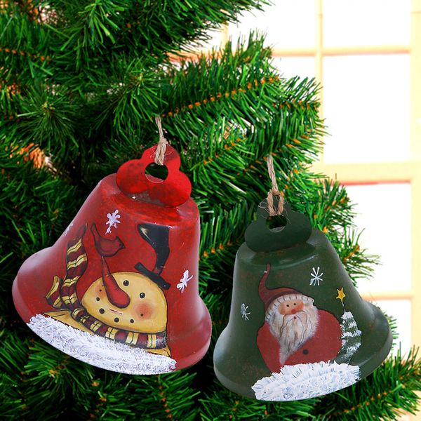 

christmas tree hanging bells jingle pendant party decoration ornaments holiday new year decor l0918