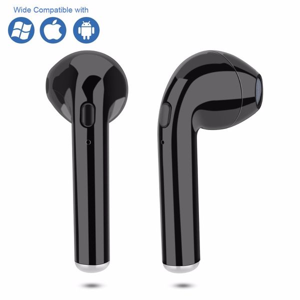 

new i7 i7s tws wireless earphone in-ear bluetooth earphones earbuds headset with mic for iphone smart phone