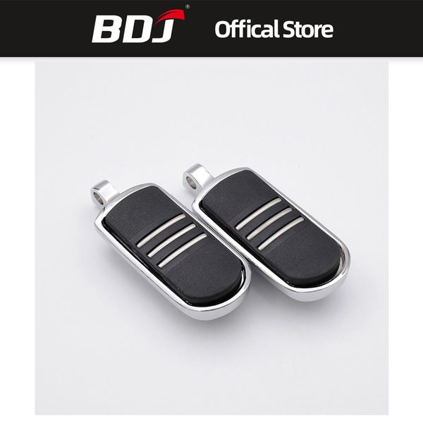 

bdj motorcycle footrest pedal for touring road king electra street glide softail fatboy dyna foot pegs front rear