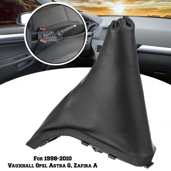 

anti slip pu leahter parking handbrake cover hand brake gaiter boot covers for vauxhall astra g zafira a 1998-2010