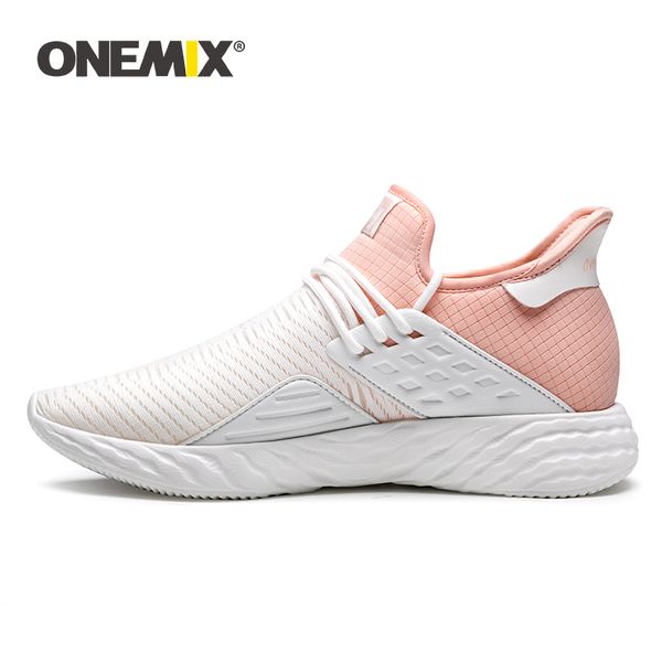 

onemix road running shoe 2020 women sport zapato mujer sneaker breathable air cushion female training shoes pink women light