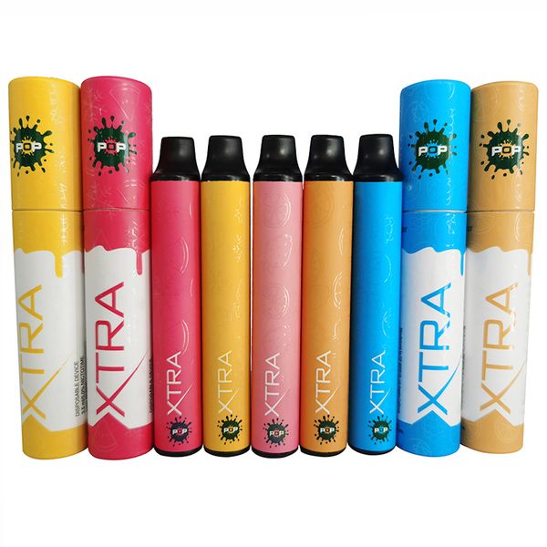 

POP Xtra Starter Kit Disposable Vape Pen 3.5ml Pods 650mAh Battery Disposable Device Empty Ecigs Vaporizer Pens with security cod