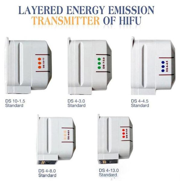 

5 style accessories moq 1 pcs 10000 s hifu cartridges focused ultrasound face lift hifu head ce dhl ing