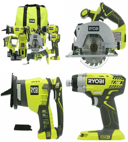 

Ryobi p884 18 volt one lithium ion combo kit 6 tool