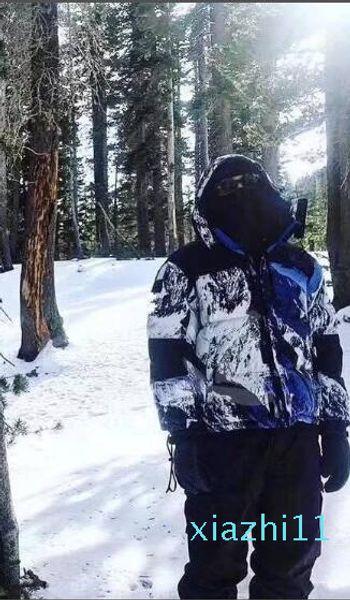

fashion-brand 17aw mountain view parka snow mountain down jacket mountain baltoro jacket down jackets, Black