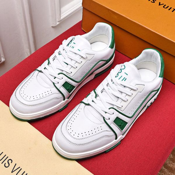 

Fashion Mens Shoes Casual Sneakers with Original Box Chaussures de sport pour hommes High Quality Version Mens Shoes Leather Big Size