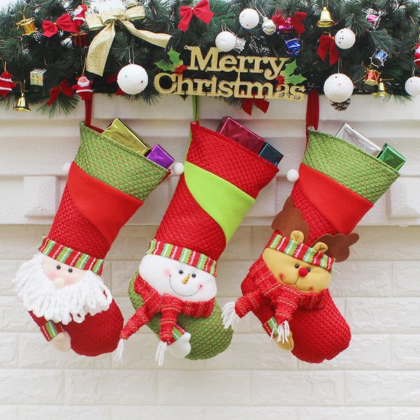 

christmas tree ornaments santa socks christmas decorations export new stocking